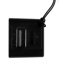 Внешний аккумулятор PB-03, 2200 мАч, USB, 1 А, крепление кольцо, чёрный
