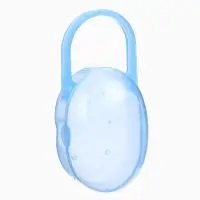 Контейнер для хранения и стерилизации детских сосок и пустышек, синий