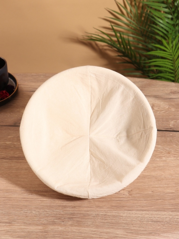 Корзинка с тканевым подкладом, 25х25х9 см, ротанг