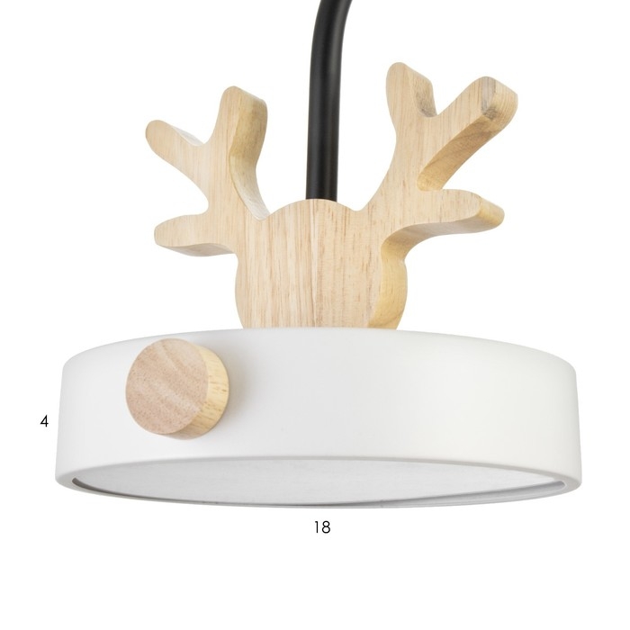 Бра "Олень пиатти" LED 12Вт 4000К белый 15х26х16см