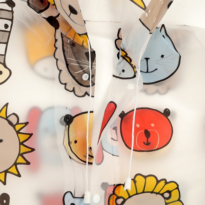 Дождевик детский «Звери», рост 125-155 см Дождевик детский «Звери», рост 125-155 см