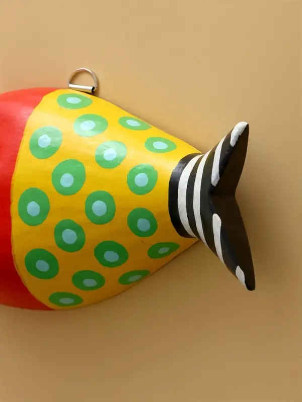 Панно  Панно "Рыба-хищник" дерево 20х12х4 см, цв. разноцветный