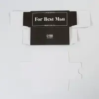 Коробка для макарун, кондитерская упаковка «For best man»,12 х 5.5 х 5.5 см