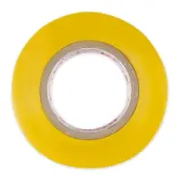 Лента изоляционная ПВХ AVS SCH-038 19 mm x 20 m (жёлтая)