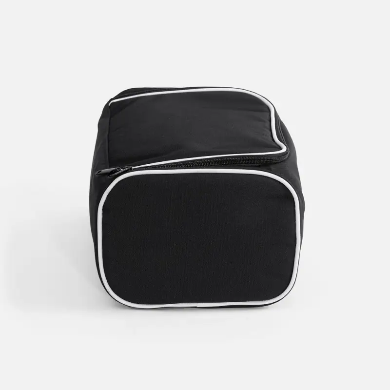 Сумка для обуви Equipex, черная с белым Сумка для обуви Equipex, черная с белым