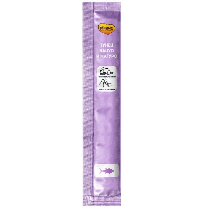 Крем-лакомство Мнямс для кошек, с тунцом Кацуо и Магуро, 15 г Крем-лакомство Мнямс для кошек, с тунцом Кацуо и Магуро, 15 г