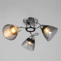 Люстра &laquo;Дождь&raquo; 3&times;40 Вт Е27 хром 48&times;48&times;24 см