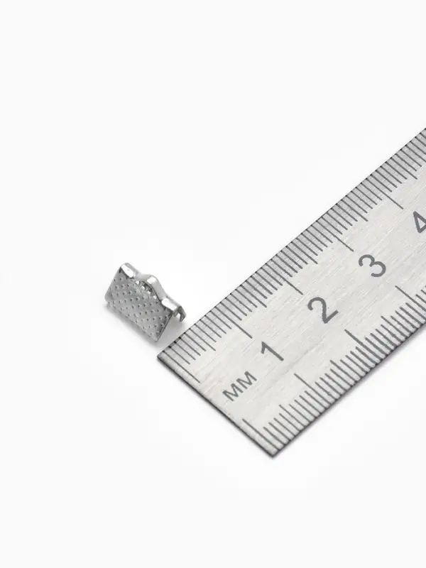 Зажим для ленты, (набор 20 шт.), цвет серебро, 10 мм, СМ-339