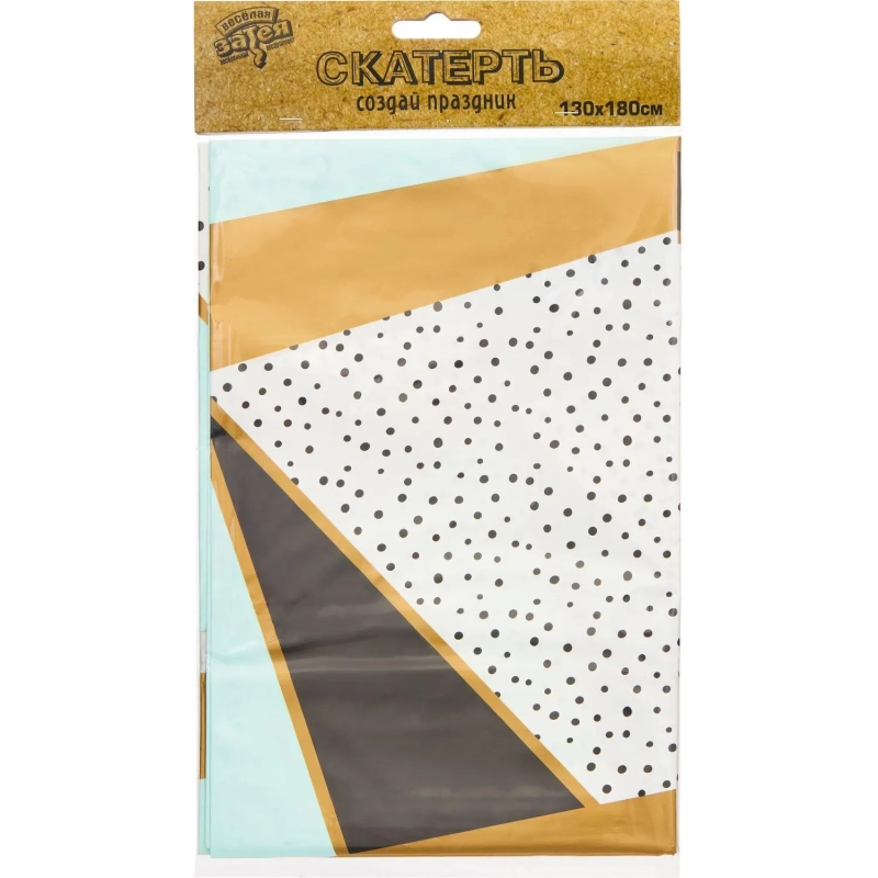 Скатерть п/э Мятная Роскошь 130х180см/G,1502-4410