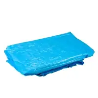 Тент защитный, 3&times;5 м, плотность 75 г/м&sup2;, УФ, люверсы шаг 1 м, голубой