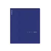 Тетрадь 48 листов в клетку ErichKrause Simple Color, софт-тач, синяя