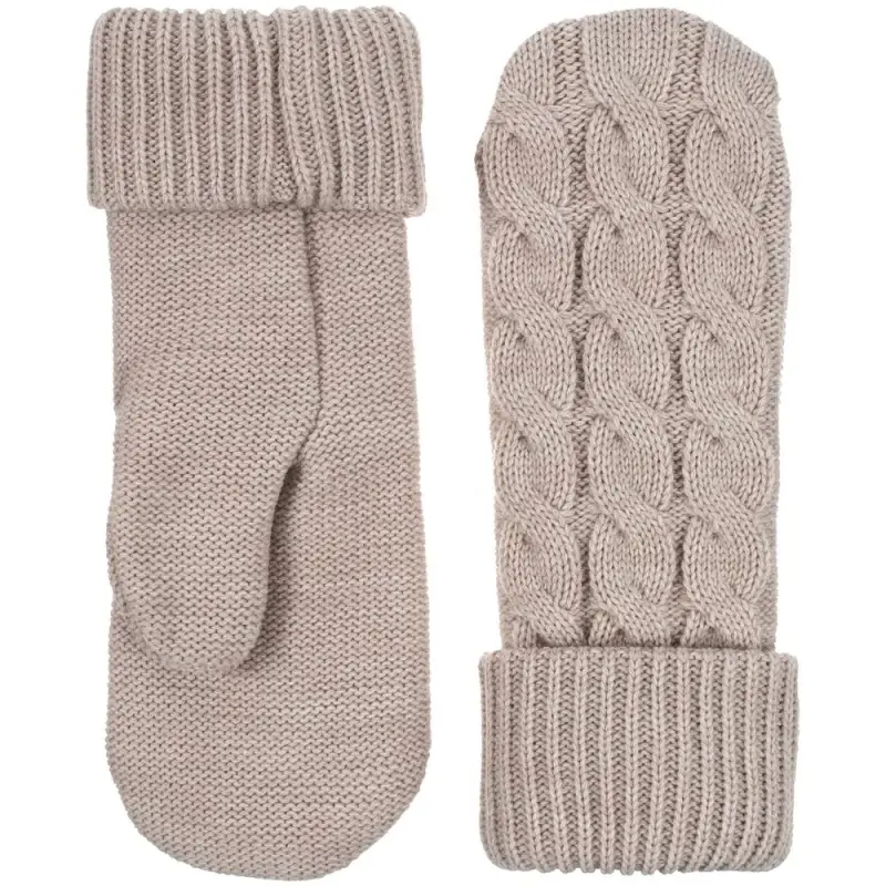 Варежки Heat Trick, бежевый меланж, размер S/M Варежки Heat Trick, бежевый меланж, размер S/M