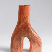 Ваза для сухоцветов &laquo;Корень&raquo;, 12&times;3&times;18 см, дерево джати, коричневая