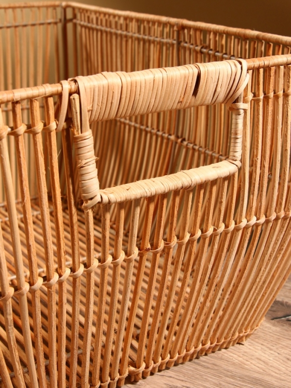 Корзина для белья, 51х38х25 см, ротанг