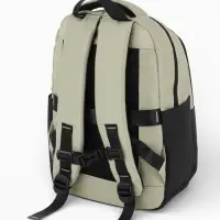 Рюкзак, 27*14*38,5 см, 2 отд 3н/карм, Комби, Водонепрон. дно, зеленый/черн