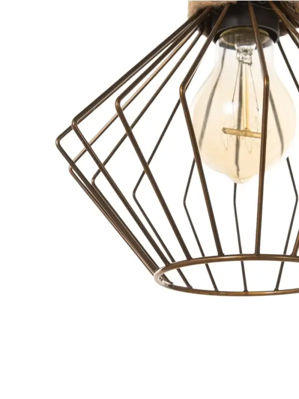 Светильник &laquo;Чертеж&raquo; 1&times;40 Вт Е27 медь 20&times;20&times;20 см