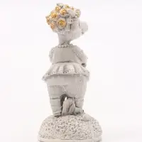 Фигурка декоративная &laquo;Коза с подсолнухами&raquo;, 9&times;4 см, серая