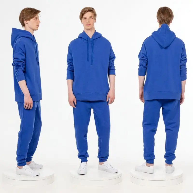 Худи унисекс H2, синее, размер XS/S Худи унисекс H2, синее, размер XS/S