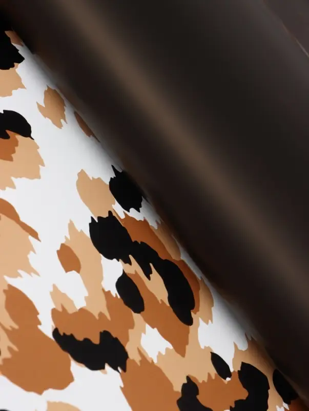 Пленка для цветов, &laquo;Эклер&raquo;, бело-золотой, 57&times;57 см