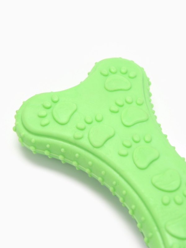 Игрушка жевательная Игрушка жевательная "Собачье удовольствие", TPR, 10,5 см, зелёная