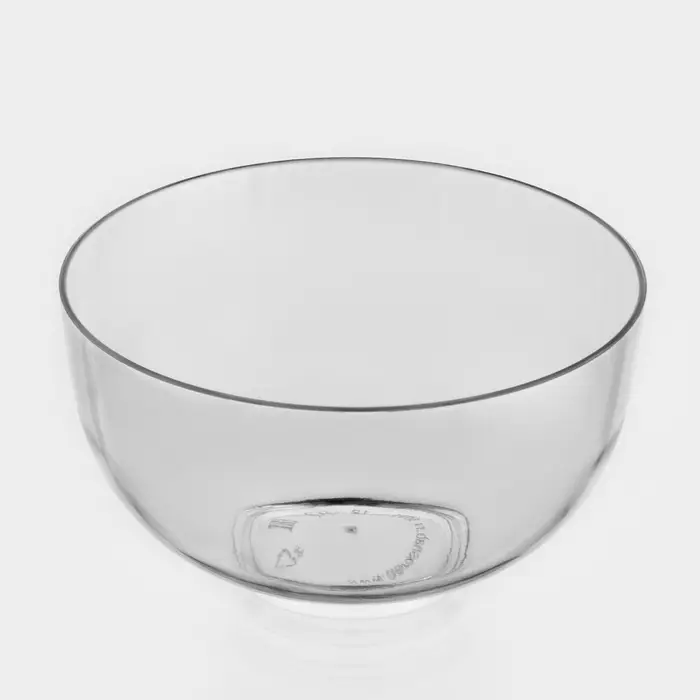 Форма пластиковая одноразовая для фуршета «Малая миска», 150 мл, d=8 см, прозрачная