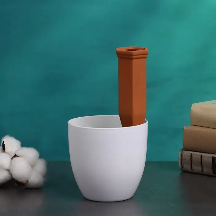 Автополив для комнатных растений &laquo;Терракот&raquo;, 17.4&times;4.8 см, керамика, набор 4 шт.