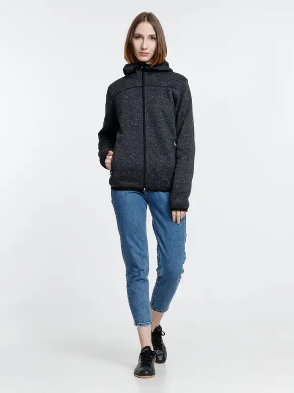 Куртка с капюшоном унисекс Gotland, черная, размер S Куртка с капюшоном унисекс Gotland, черная, размер S