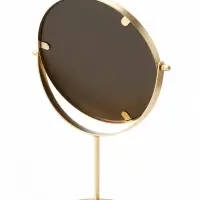 Зеркало настольное, 32.5&times;19.5 см, золотистое
