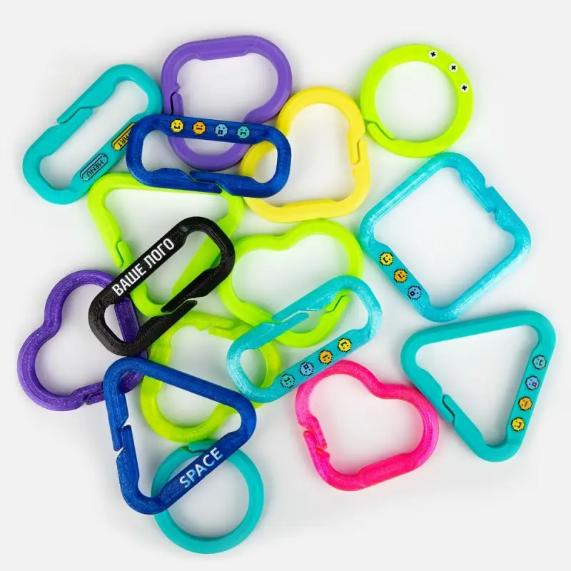 Брелок Impreso, 3D-печать на заказ, круг Брелок Impreso, 3D-печать на заказ, круг