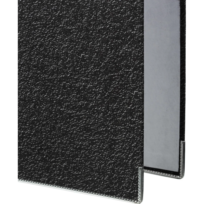 Папка-регистратор  80 мм мрамор с зелым кор,мет.уг.,бум/бум