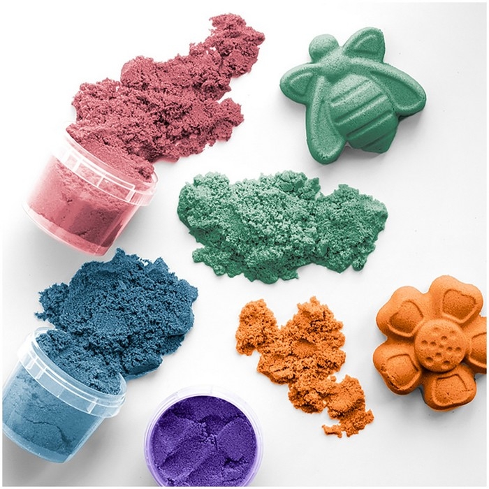 Песок для лепки «Приключения Енота», 6 цветов, 840 г, 2 форм. Песок для лепки «Приключения Енота», 6 цветов, 840 г, 2 форм.