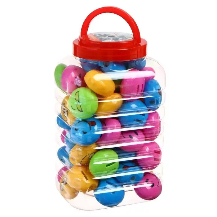 Точилка с контейнером «Смайлики», МИКС Точилка с контейнером «Смайлики», МИКС