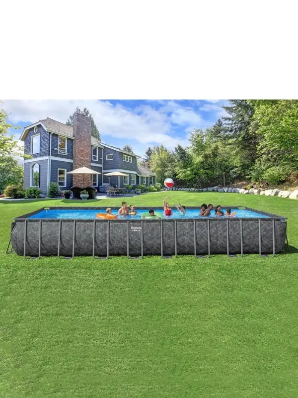 Бассейн каркасный Power Steel 956 х 488 х 132 см (фильтр-насос,лестница,тент) 561KJ