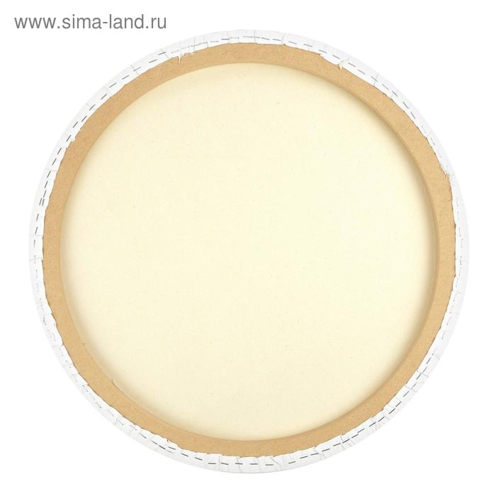 Холст круглый на подрамнике Calligrata, d-60 х 2 см, хлопок 100%, акриловый грунт, cреднезернистый, 380 г/м² Холст круглый на подрамнике Calligrata, d-60 х 2 см, хлопок 100%, акриловый грунт, cреднезернистый, 380 г/м²