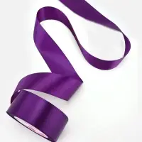 Лента атласная, 40 мм, 23&plusmn;1 м, фиолетовая