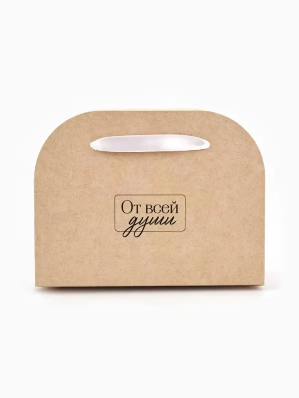 Коробка для цветов складная &laquo;От всей души&raquo;, 17&times;13&times;7 см