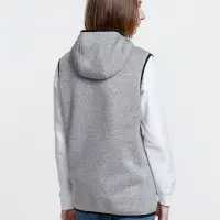 Жилет с капюшоном унисекс Gotland, серый, размер S