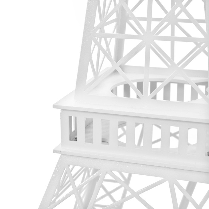 Торшер "Эйфелева башня" E27 40Вт белый 45х55х112 см