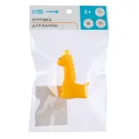 Резиновая игрушка для ванны Крошка Я &laquo;Жирафик&raquo;, 7 см, с пищалкой, МИКС