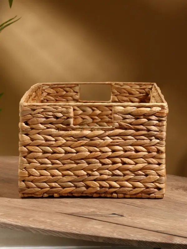 Корзинка прямоугольная, 44&times;30&times;20 см, водный гиацинт