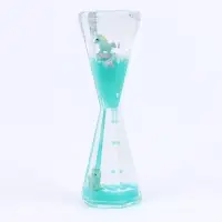 Часы гелиевые, антистресс, 17&times;5.5 см, зелёные