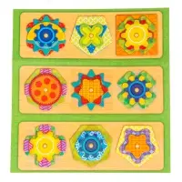 Головоломка Лесная мастерская &laquo;Сложи узор&raquo;, 6 схем, 21 деталь