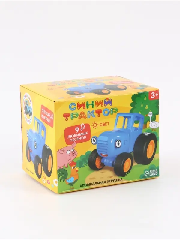 Музыкальная игрушка "Синий трактор", свет, звук