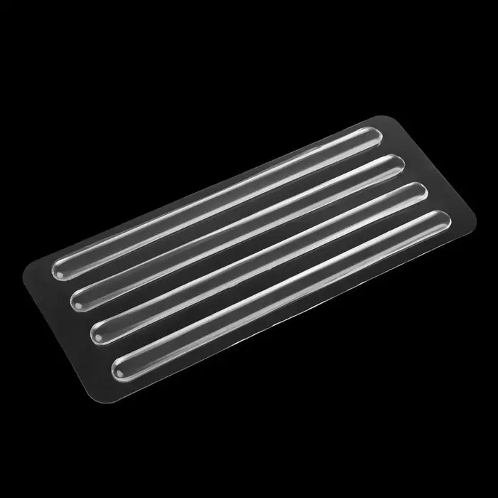 Полоски под ремешки, на клеевой основе, набор - 4 шт., силиконовые, 9.5×0.7 см., прозрачные Полоски под ремешки, на клеевой основе, набор - 4 шт., силиконовые, 9.5×0.7 см., прозрачные