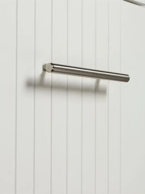 Ручка рейлинг ТУНДРА BISTRO, d=12 мм, м/о 128 мм, цвет хром