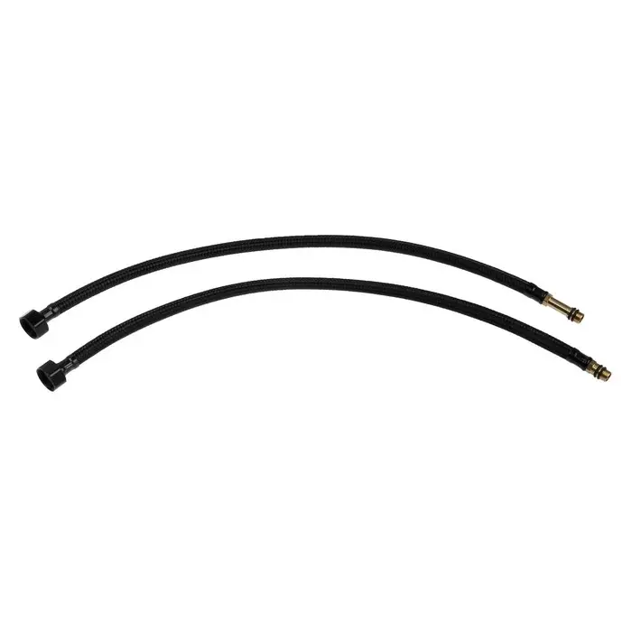 Подводка гибкая для смесителя ZEIN engr, нейлон, 1/2 Подводка гибкая для смесителя ZEIN engr, нейлон, 1/2", М10, 50 см, набор 2 шт., черная