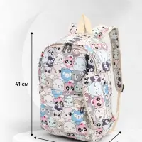 Рюкзак школьный &laquo;Звери&raquo;, с пеналом, 29&times;12&times;41 см, разноцветный