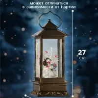 Светодиодная фигура &laquo;Семья снеговиков&raquo; 10&times;27&times;10 см, пластик, от батареек ААх3, свечение тёплое белое