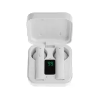 Наушники TWS беспроводные, Mybit VBT 1.18, вкладыши, Bluetooth 5.0, 30/200 мАч, с солнечной панелью, белые
