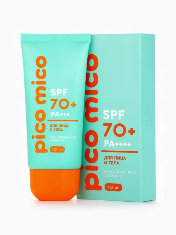 Крем солнцезащитный для лица и тела, SPF 70, 40 мл, PICO MICO